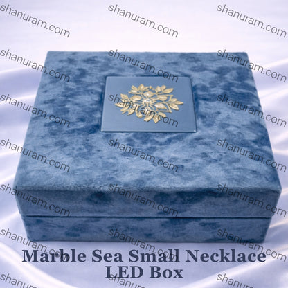 Marble Sea Small Necklace LED Box
