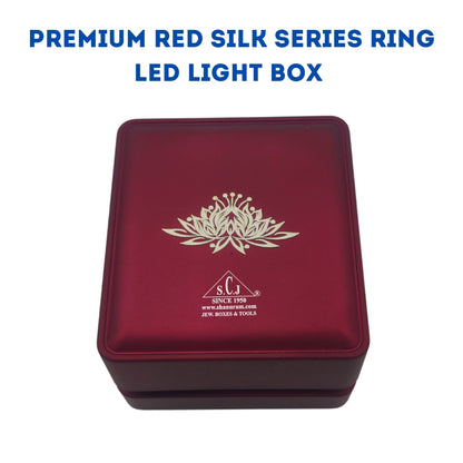 Premium Red Silk Series Ring LED Light Box