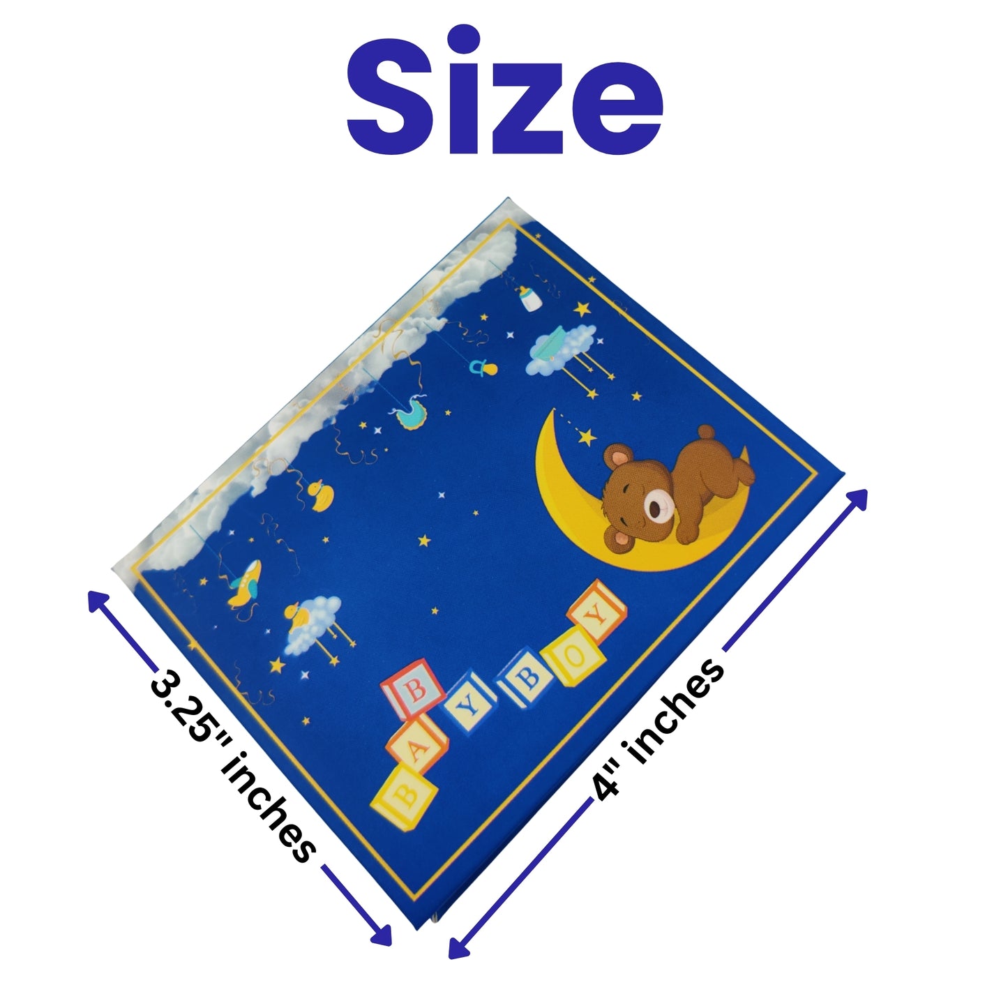 1 Gram Pure Silver Gift Coin in Premium Baby-Themed Hard Cardboard Box