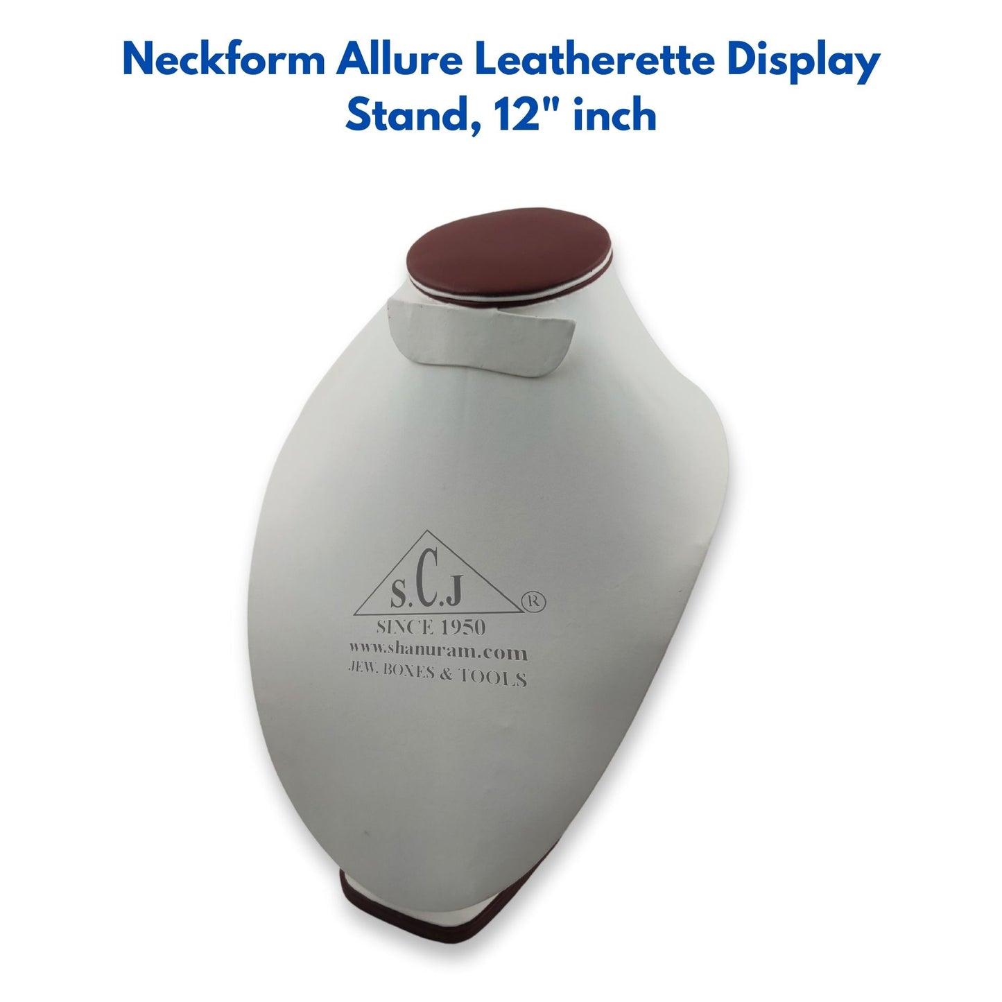Neckform Allure Leatherette Display Stand, 12" inch
