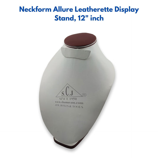 Neckform Allure Leatherette Display Stand, 12" inch