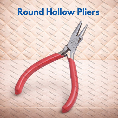 SCJ Round Hollow Pliers Jewelers Wire Wrapping Bending Tool Round Nose Plier