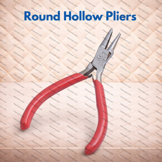 SCJ Round Hollow Pliers Jewelers Wire Wrapping Bending Tool Round Nose Plier