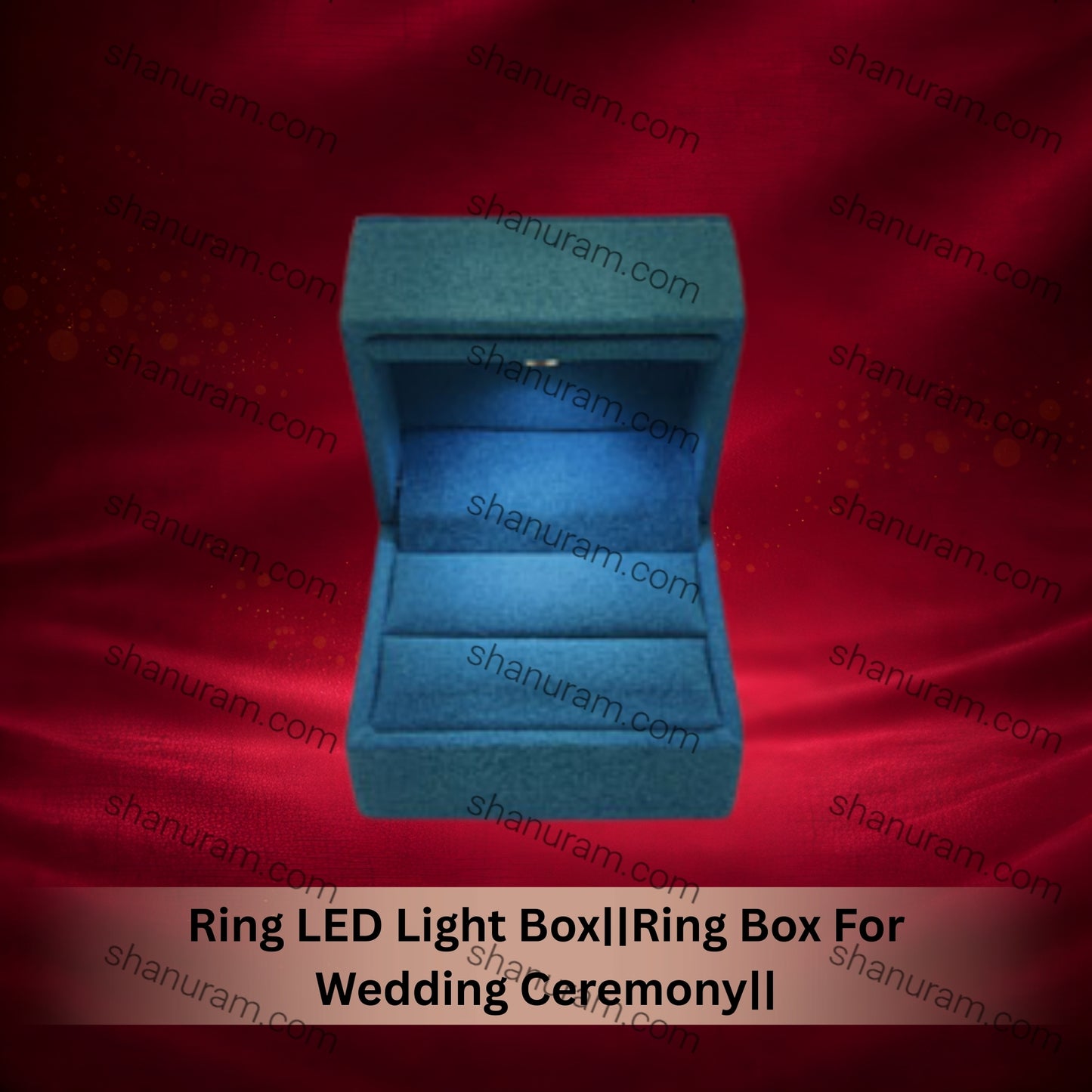Ring LED Light Box||Ring Box For Wedding Ceremony|| Indian Jewellery Boxes || Jewellery Ring Box