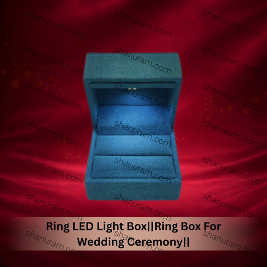 Ring LED Light Box||Ring Box For Wedding Ceremony|| Indian Jewellery Boxes || Jewellery Ring Box