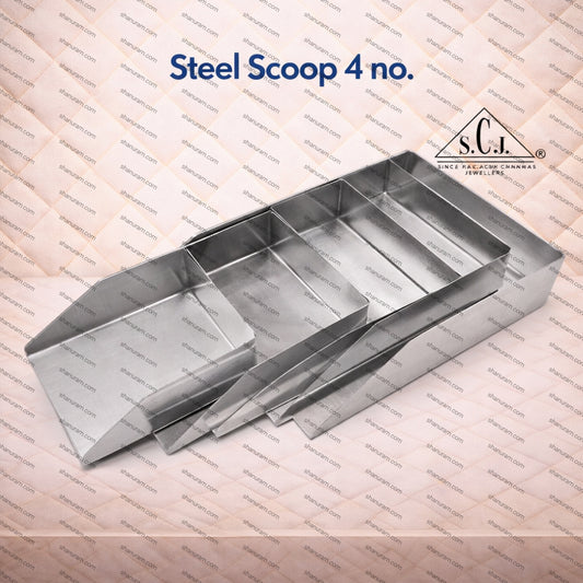 Steel Scoop 4no.