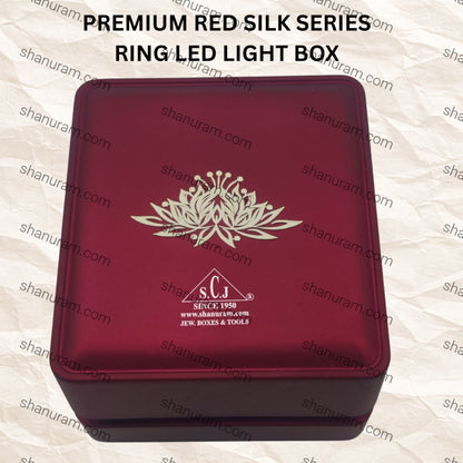 Premium Red Silk Series Ring LED Light Box