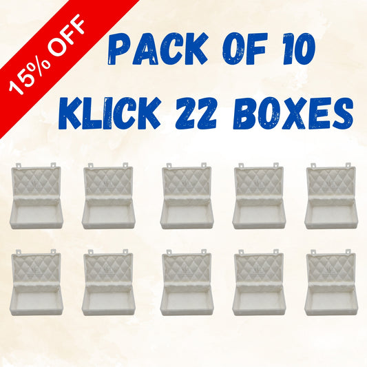 Pack Of 10 - Klick 22 Box - Earring /Small Pendant set
