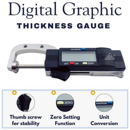 SCJ Digital Graphic Thickness Gauge