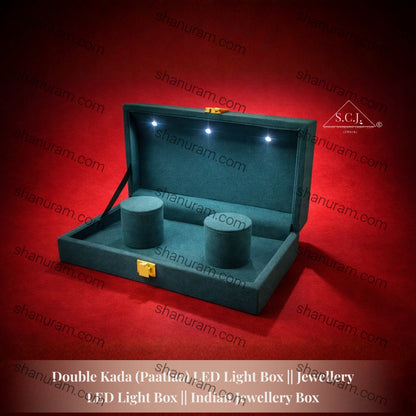 Double Kada (Paatlaa) LED Light Box || Jewellery LED Light Box || Indian Jewellery Boxes