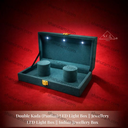 Double Kada (Paatlaa) LED Light Box || Jewellery LED Light Box || Indian Jewellery Boxes