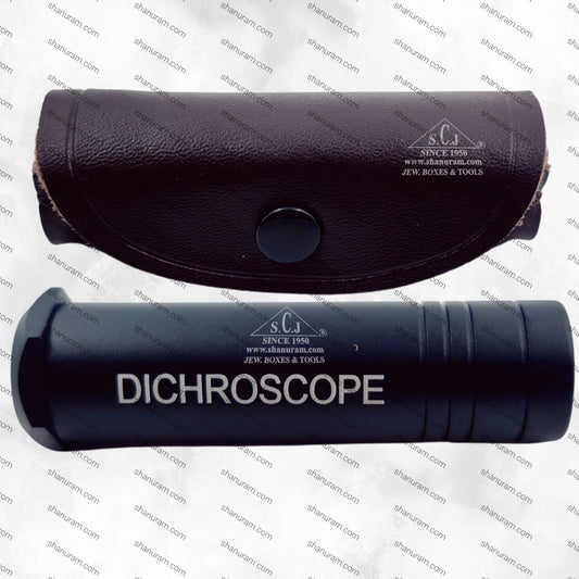 Heavy Duty Calcite Dichroscope for Gemstone Testing to Detect Trichroic and Pleochroic Colors for Accurate Gemstone Identification  Ideal Gemological Tool with Metal Body for Jewelers and Diamond Testing.