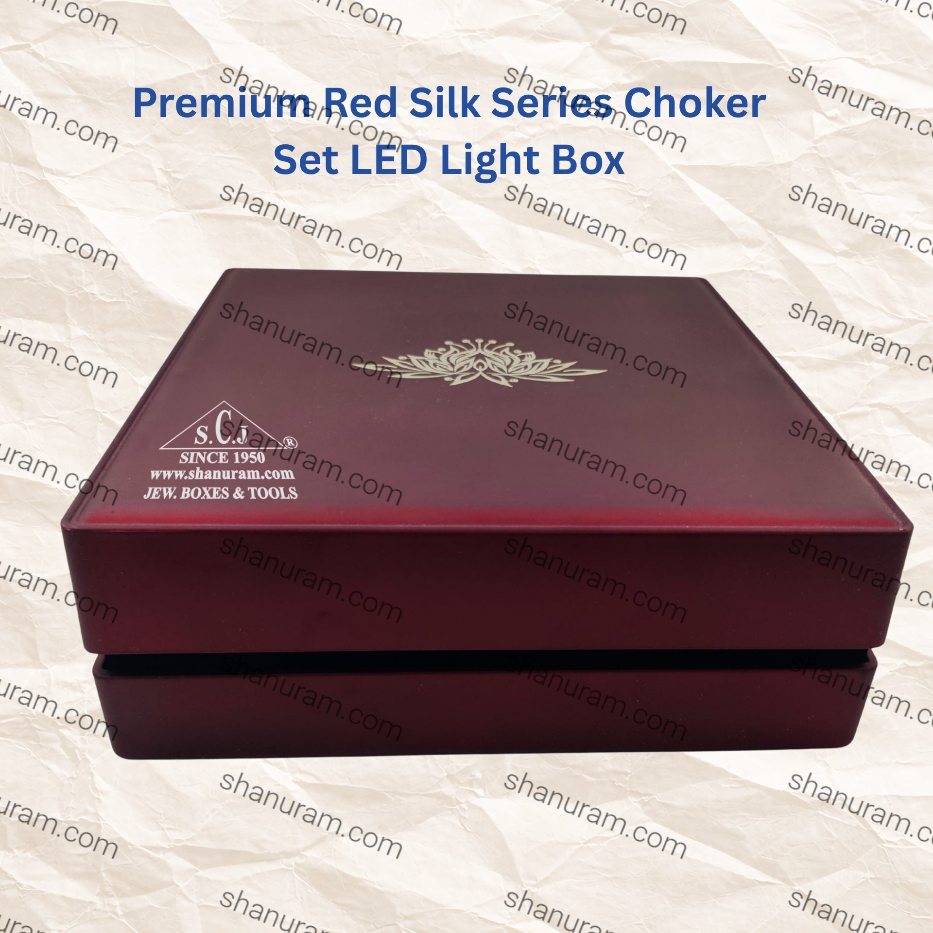 Premium Red Silk Series Choker Set LED Light Box – TEZ RAFTAR