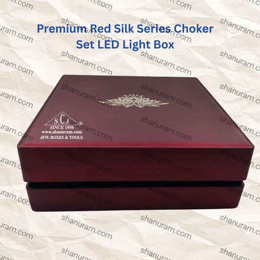 Premium Red Silk Series Choker Set LED Light Box
