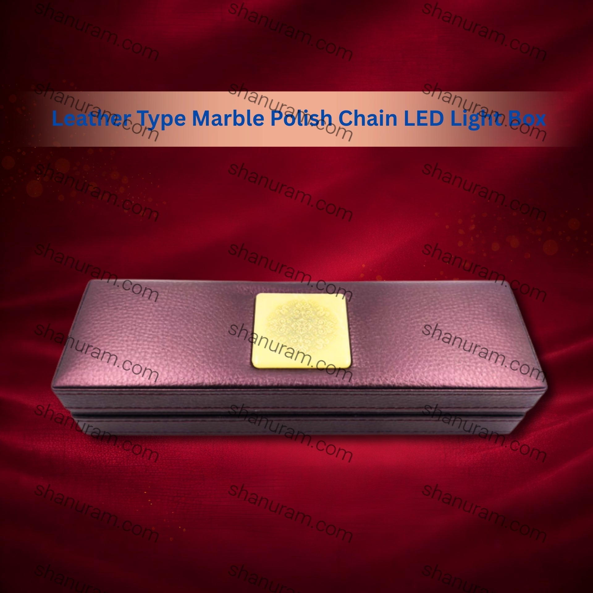 Leather Type Marble Polish Chain LED Light Box – TEZ RAFTAR