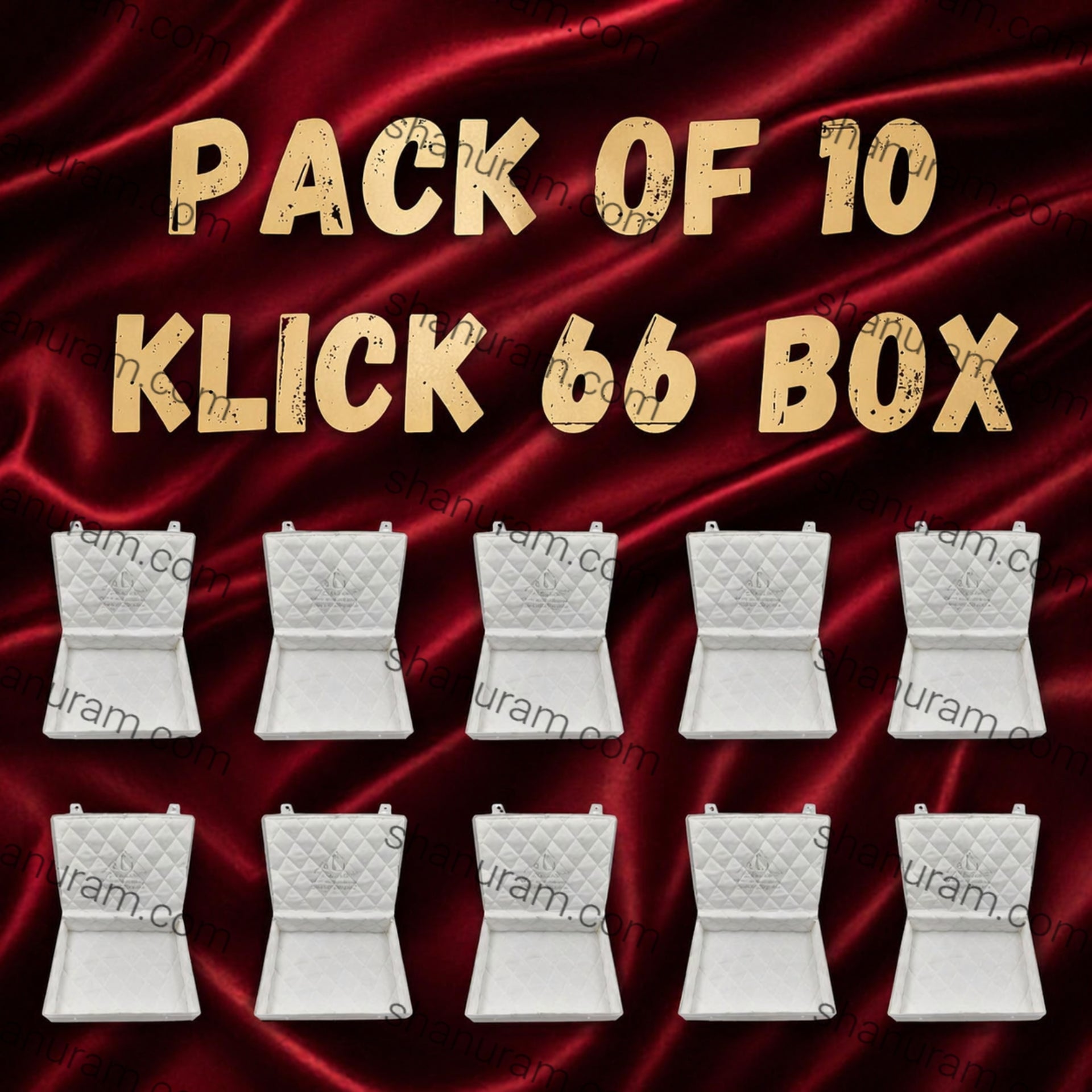 Pack of 10 - Klick 66 Box | Jewellery & Storage Solution – TEZ RAFTAR