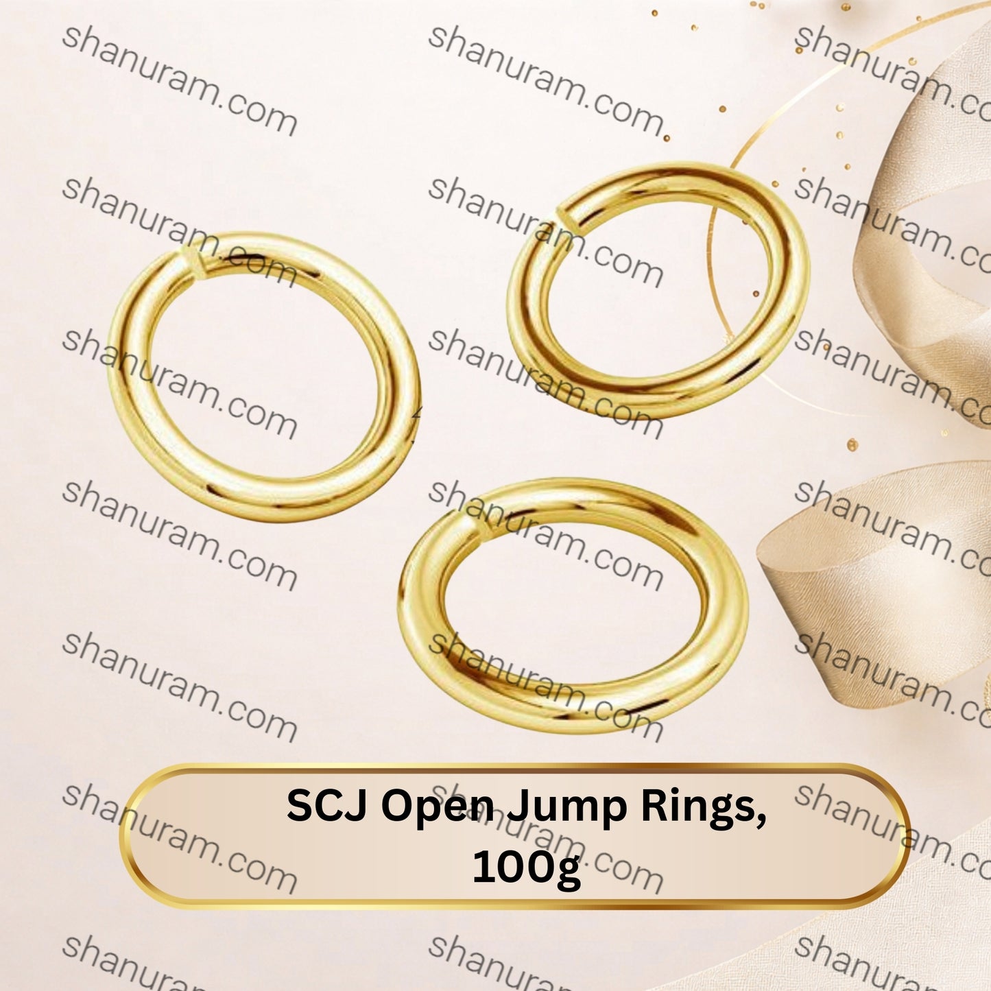 SCJ Open Jump Rings, 100g