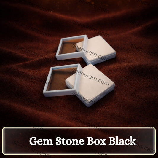 Gem Stone Box White 12 piece/pack 2*2 (inch)