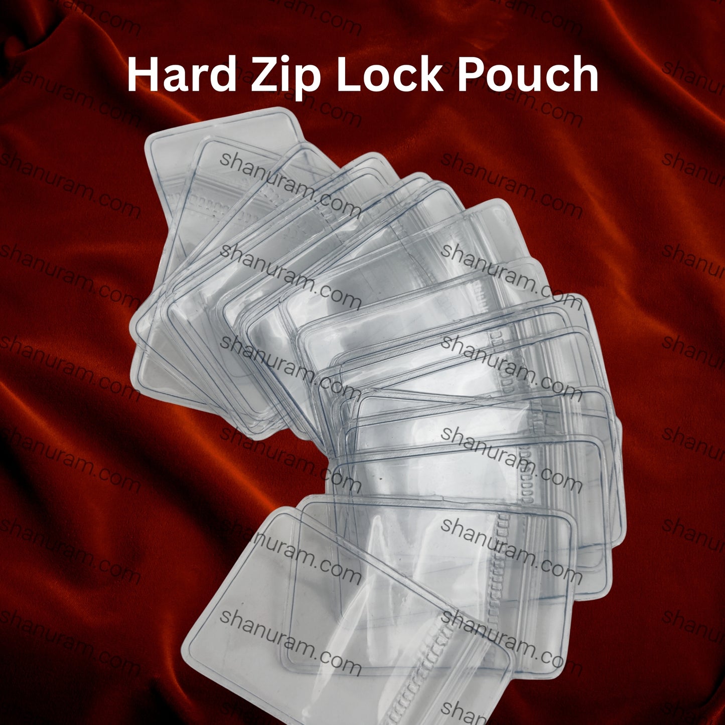 Hard Zip Lock Pouch – 100 Piece Pack (3x4 cm) | Mini Resealable Storage Bags