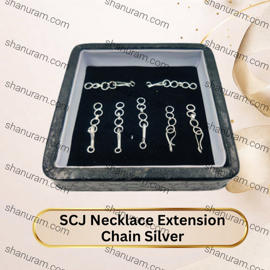 SCJ Necklace Extension Chain Silver