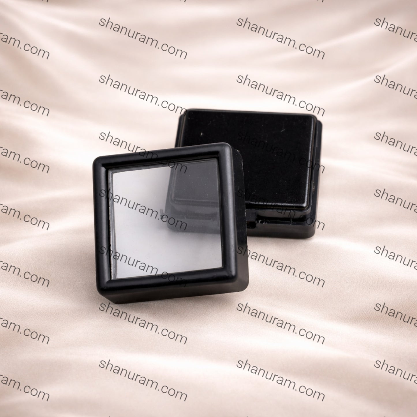 Gem Stone Box Black 20 piece/pack 1*1 (inch)