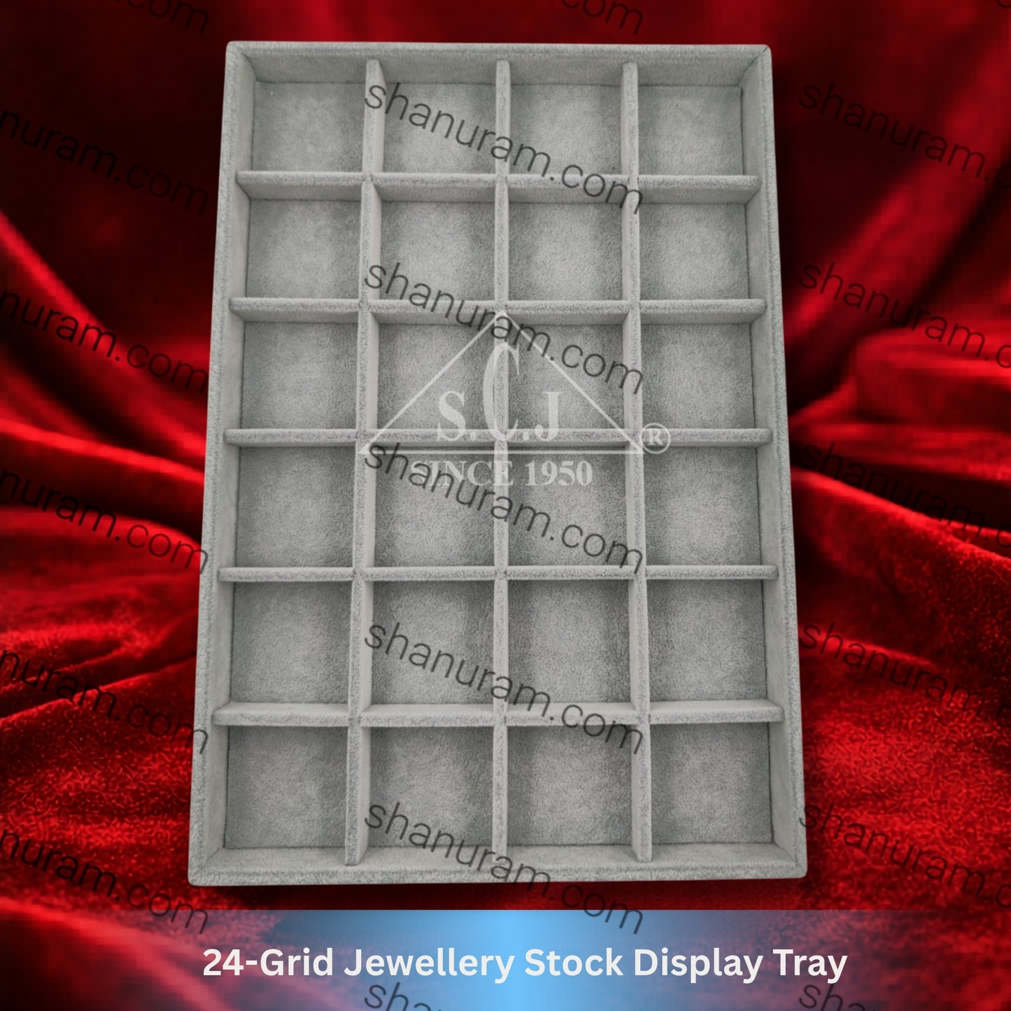 24-Grid Jewellery Stock Display Tray