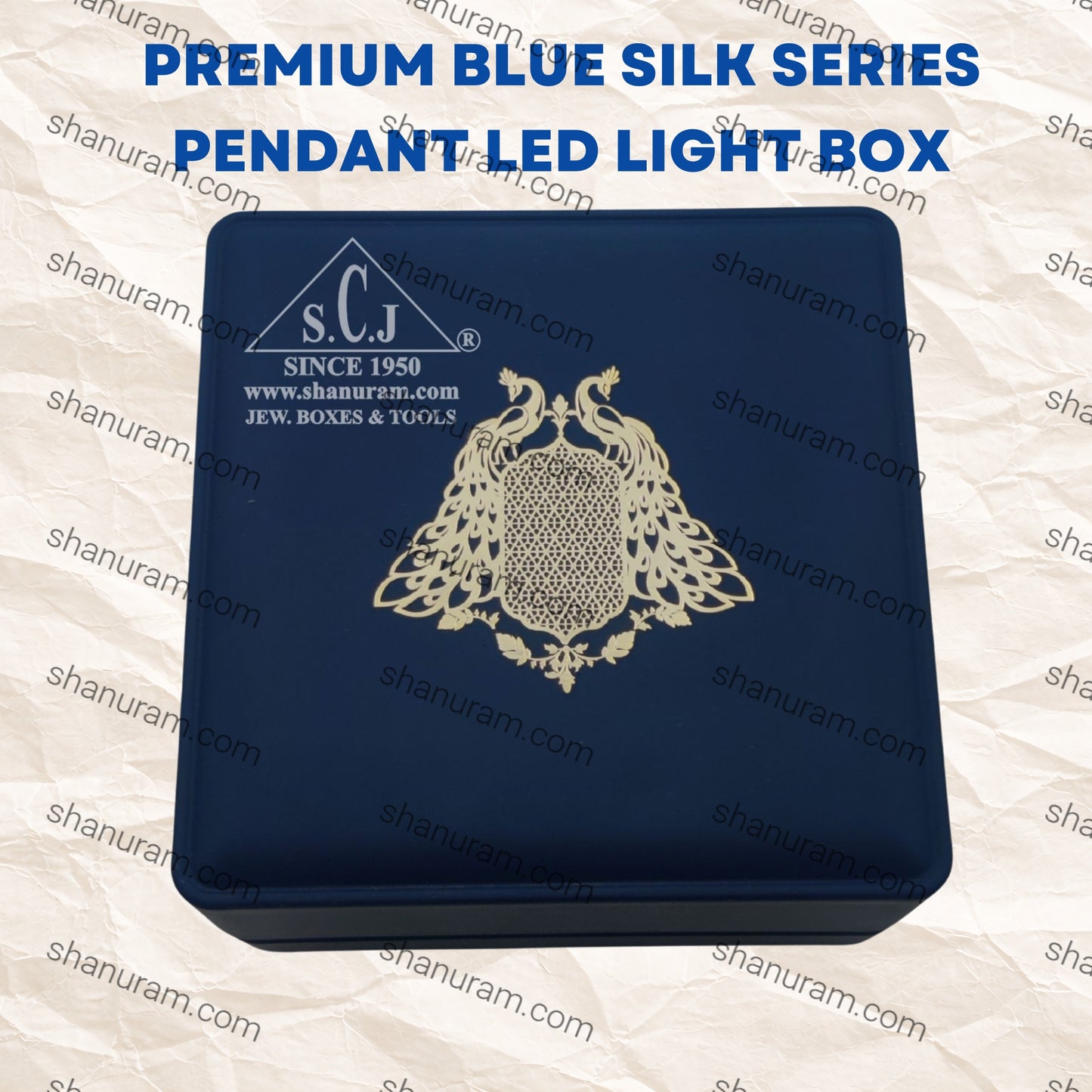 Premium Blue Silk Series Pendant LED Light Box