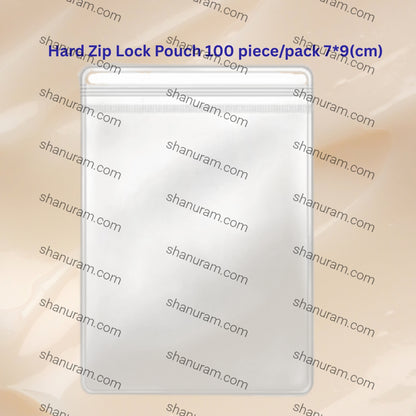 Hard- Zip lock Pouch 100 piece/pack 7*9 (cm)