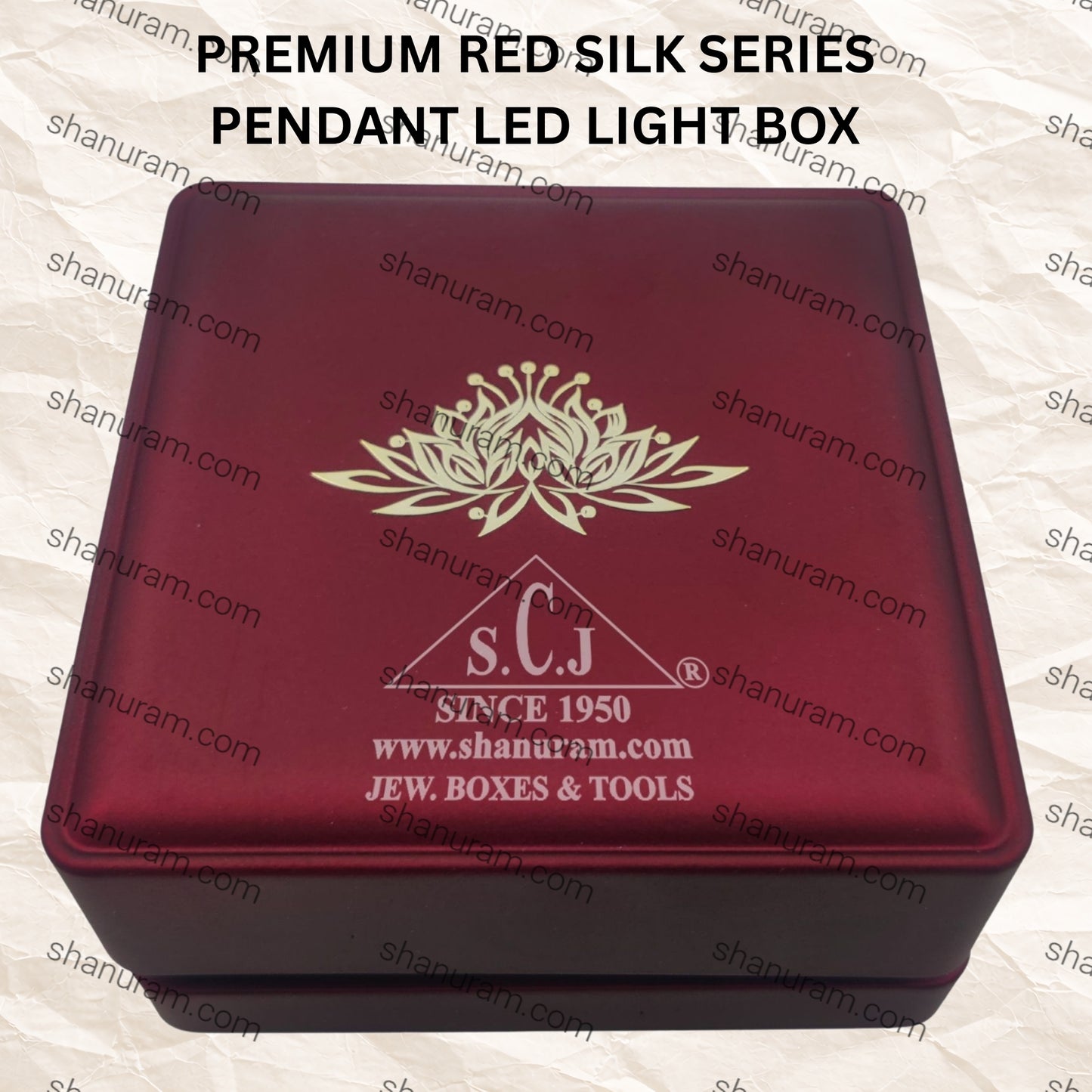 Premium Red Silk Series Pendant LED Light Box