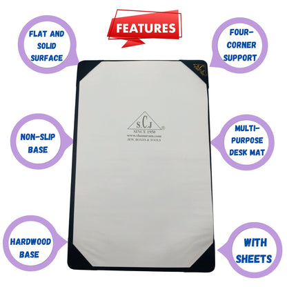 Large Blotter Full Demy Four Corner Style | Desk Writing Pad | Desk Mat