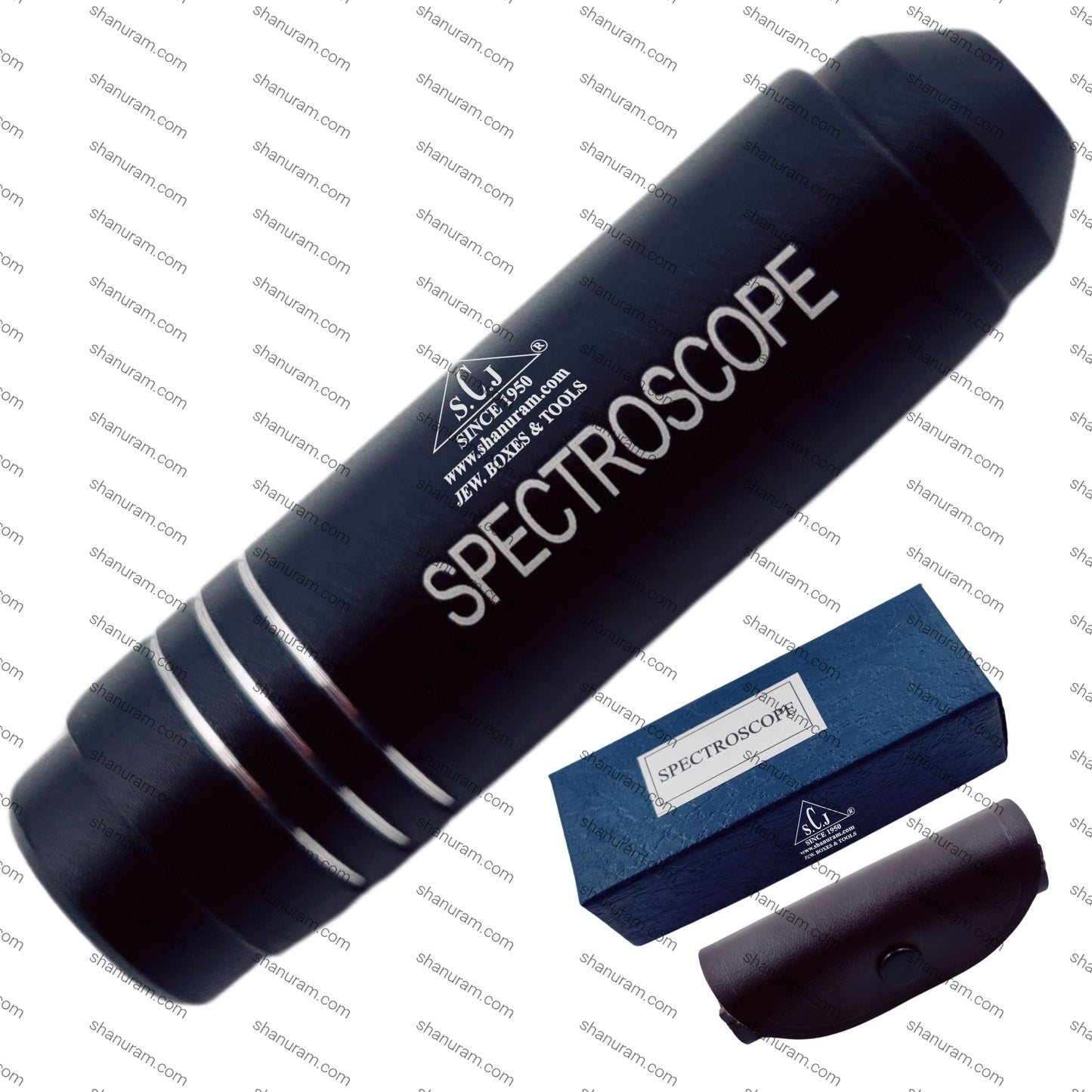 SCJ Pocket Diffraction Grating Gemological Spectroscope for Quick Gemstone Identification