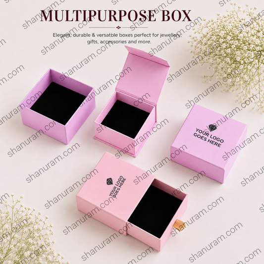 Multipurpose Jewellery Box Collection | Top Bottom, Magnetic Flap & Slider Gift Packaging Box | Custom Logo Printing Available