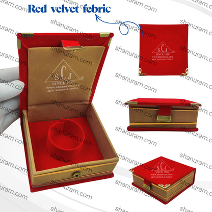 Traditional Velvet Single Bangle Box (NGP) | Bangle Jewellery Box