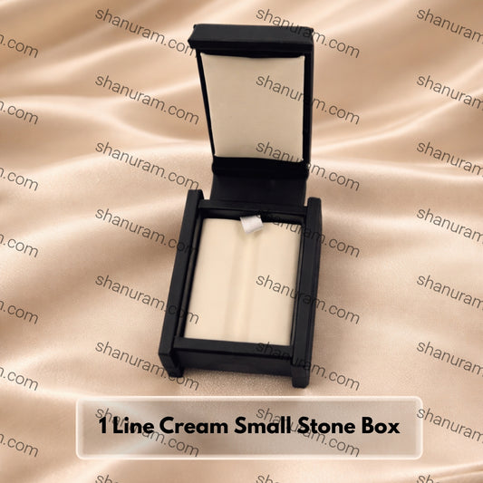 1 Line Cream Small Stone Box