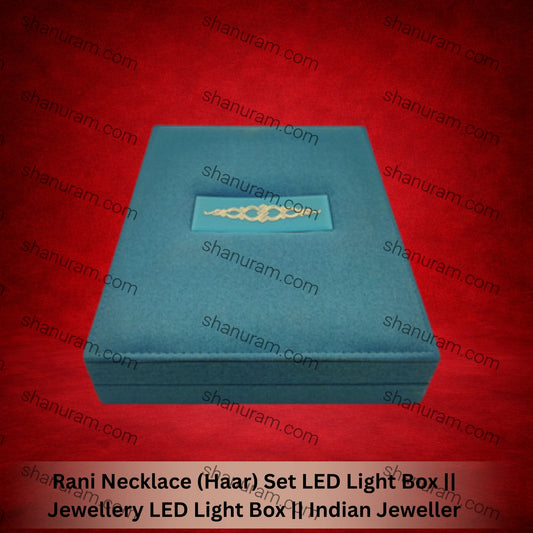 Rani Necklace (Haar) Set LED Light Box || Jewellery LED Light Box || Indian Jewellery Boxes