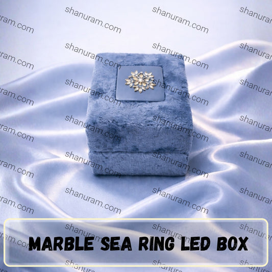 Marble Sea Ring Led Box