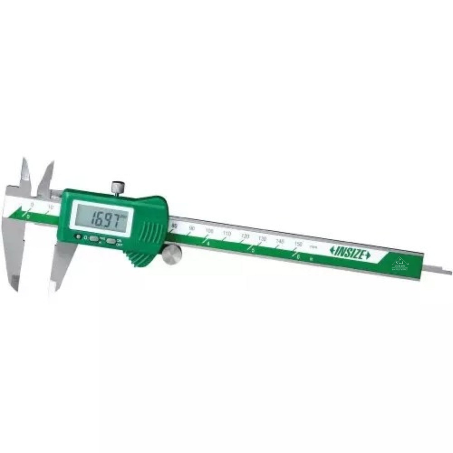 Insize Digital Vernier Caliper 150mm (6 Inch) – Stainless Steel Electronic Measuring Tool with LCD Display & Protective Case
