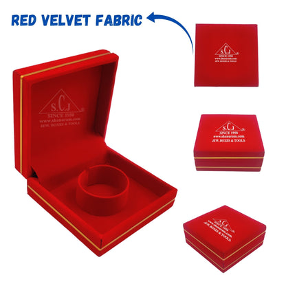 Traditional (Dhoni) Velvet Single Bangle Box