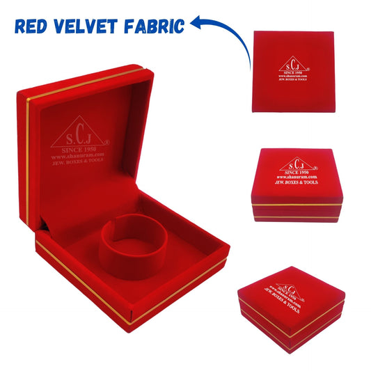 Traditional (Dhoni) Velvet Single Bangle Box