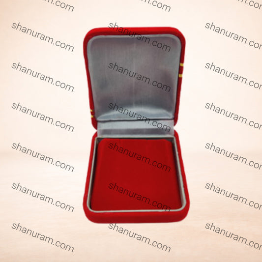 Red Velvet Rectangular Tops Box