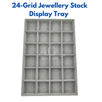 24-Grid Jewellery Stock Display Tray
