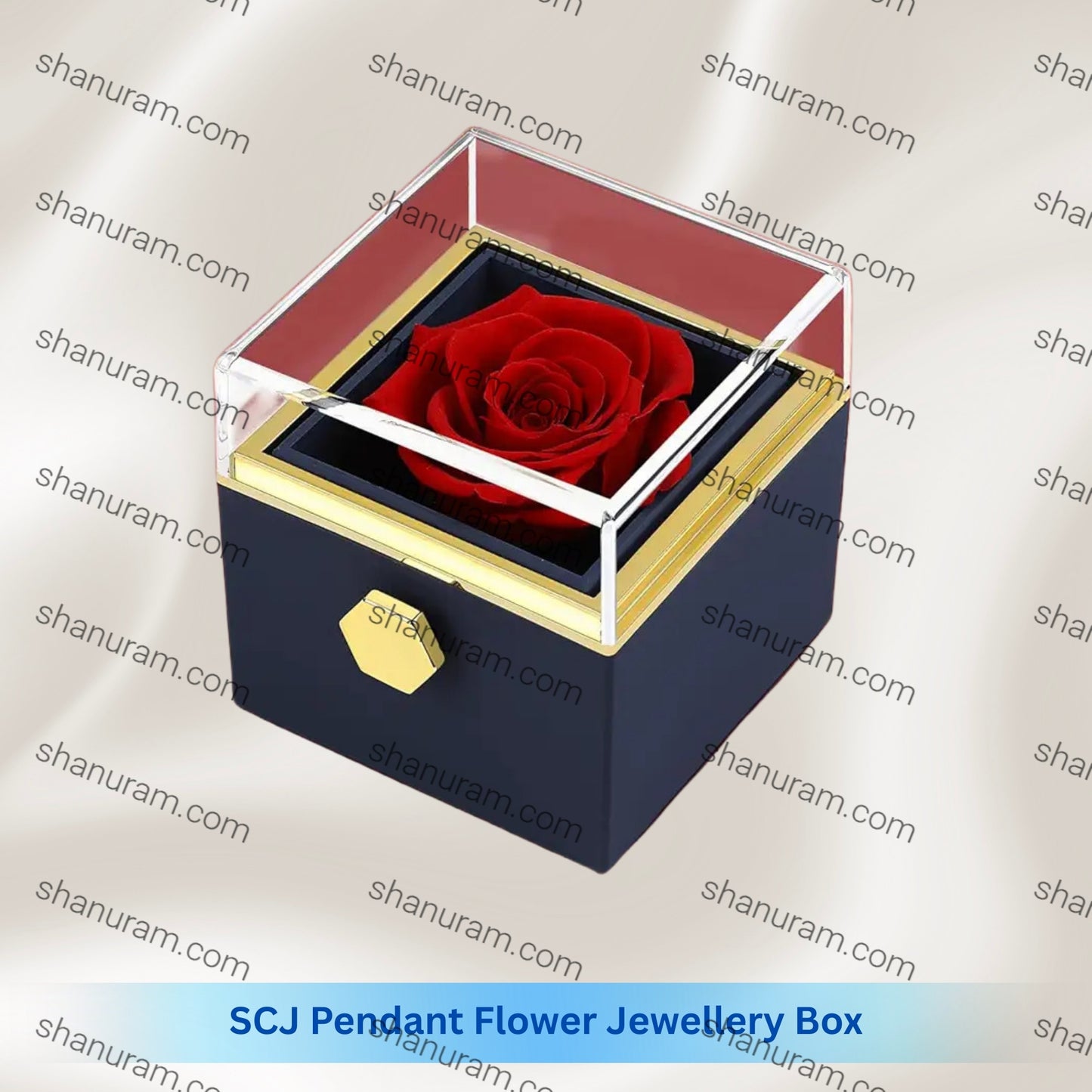 SCJ Pendant Flower Jewellery Box