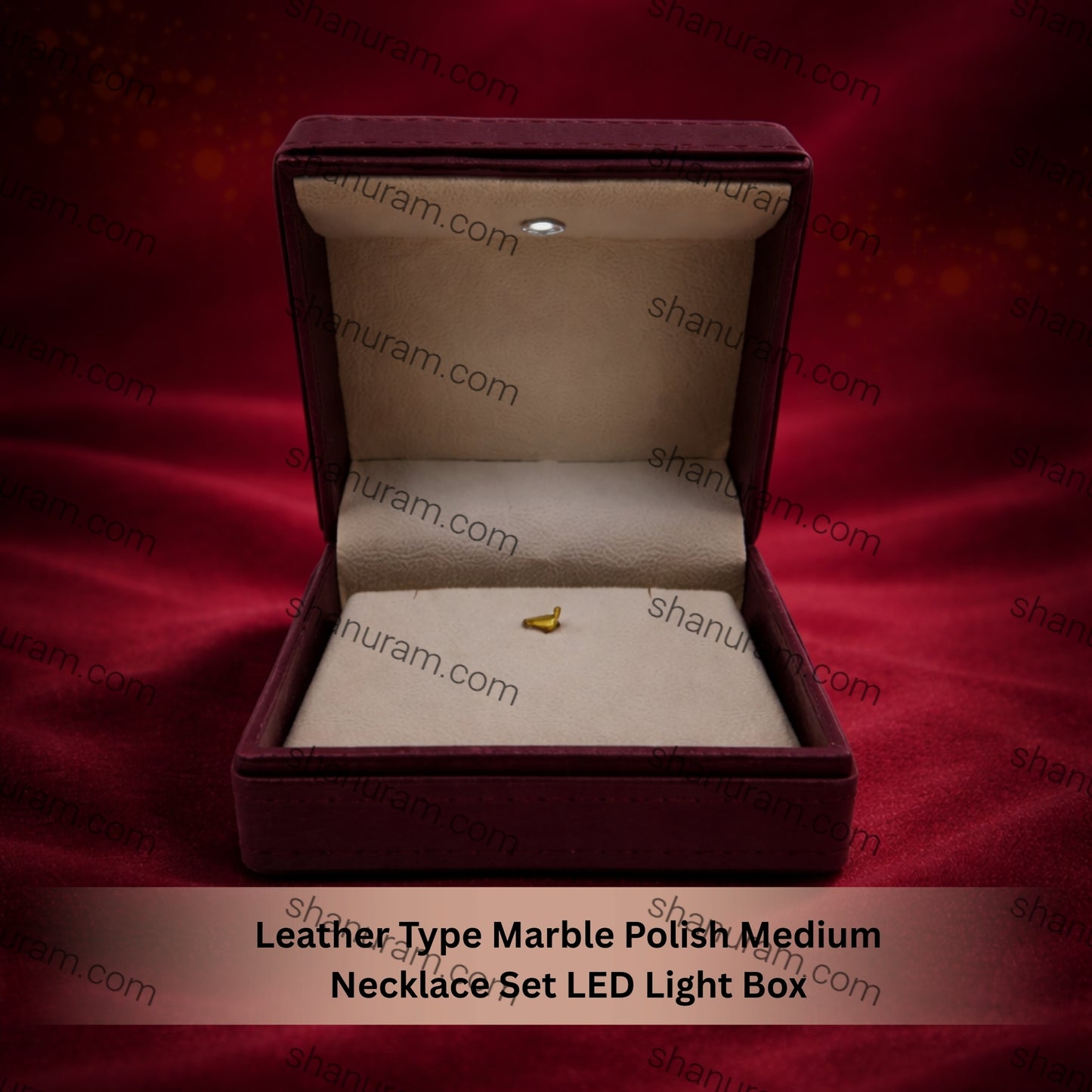 Leather Type Marble Polish Pendant LED Light Box