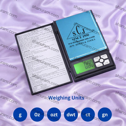 Notebook Series Digital Scale – 600g x 0.01g Precision Portable Weighing Scale