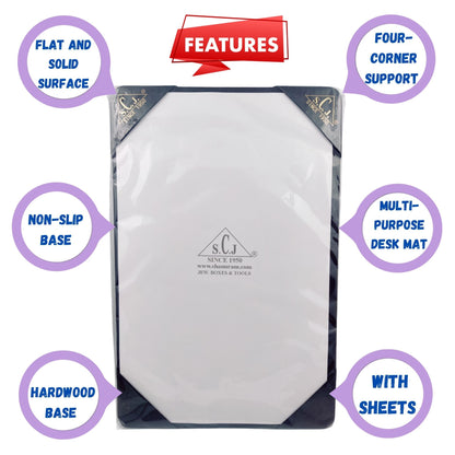 Small Blotter Full Demy Four Corner Style | Desk Writing Pad | Desk Mat