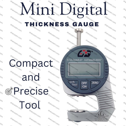 SCJ Mini Digital Thickness Gauge 0-12mm