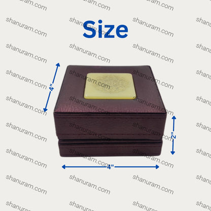 Leather Type Marble Polish Single Bangle LED Light Box