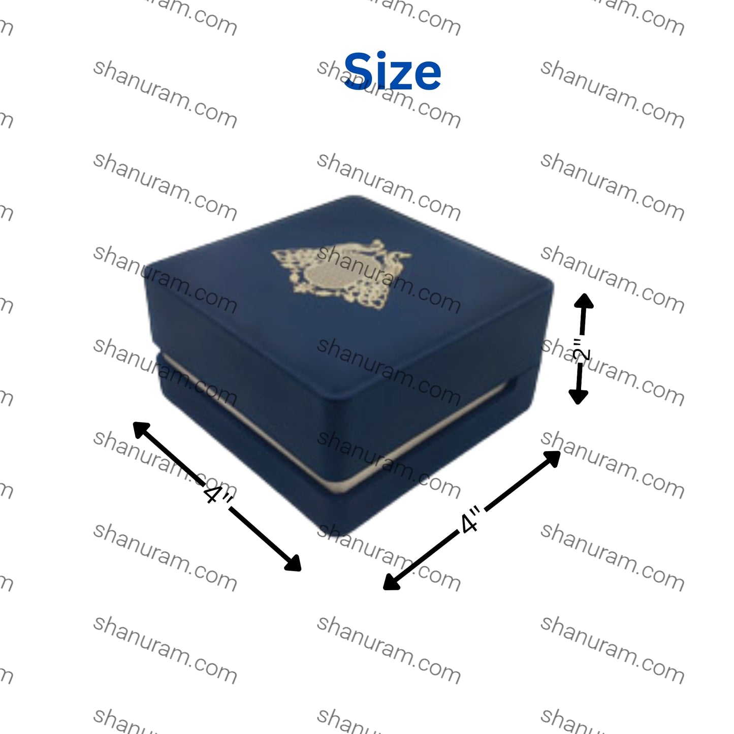 Premium Blue Silk Series Single Bangle LED Light Box
