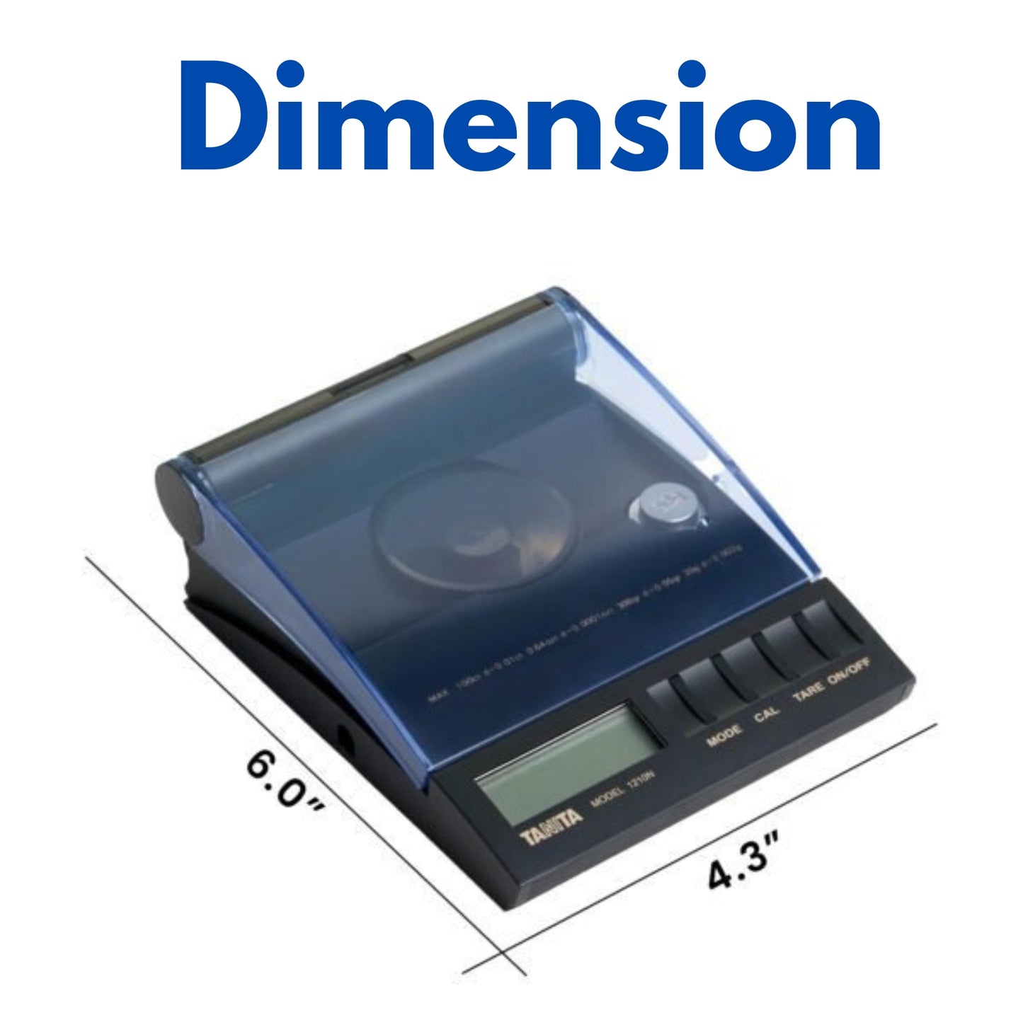 Tanita 1210N Digital Jewellery Scale – 20g x 0.002g | High-Precision Carat & Gram Weighing Scale