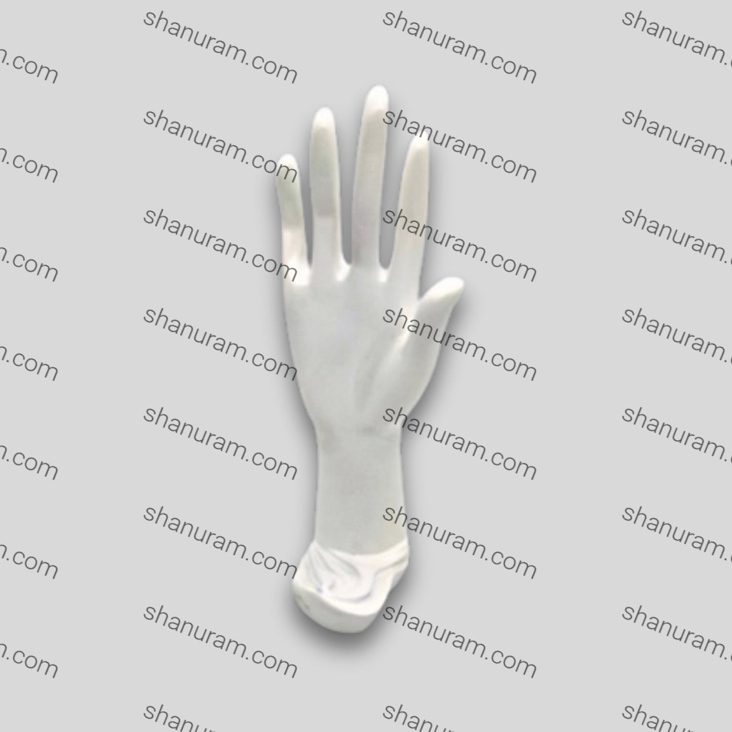 Hand Finger Jewellery Chain Ring Bracelet White Display Stand Holder